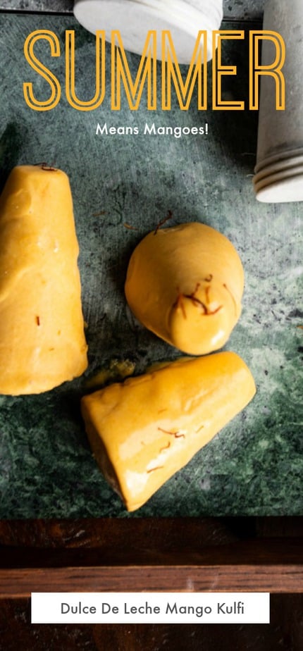 Dulce de leche Mango Kulfi